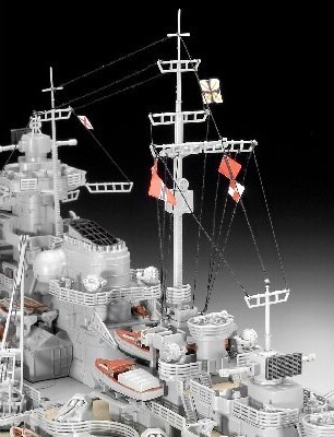 Revell - Bismarck Model Skib Byggesæt - 1 350 - Level 5 - 05040