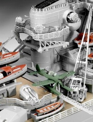 Revell - Bismarck Model Skib Byggesæt - 1 350 - Level 5 - 05040