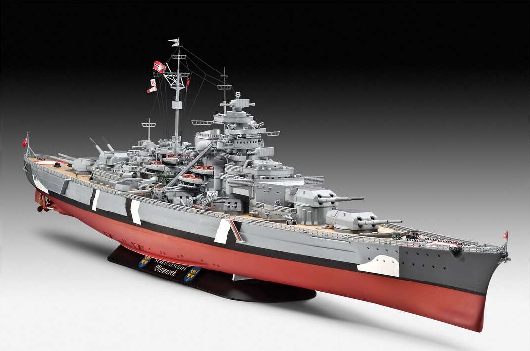 Revell - Bismarck Model Skib Byggesæt - 1 350 - Level 5 - 05040