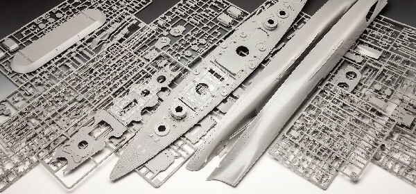 Revell - Bismarck Model Skib Byggesæt - 1 350 - Level 5 - 05040