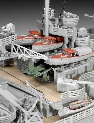 Revell - Bismarck Model Skib Byggesæt - 1 350 - Level 5 - 05040