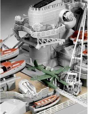 Revell - Bismarck Model Skib Byggesæt - 1 350 - Level 5 - 05040