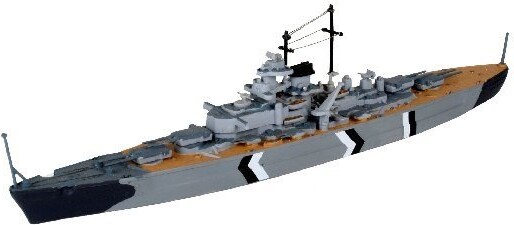 Revell - Bismarck Model Skib Byggesæt - 1 1200 - 05802