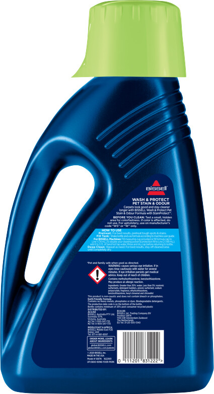 Bissell - Wash Protect Pet 1 5 Ltr