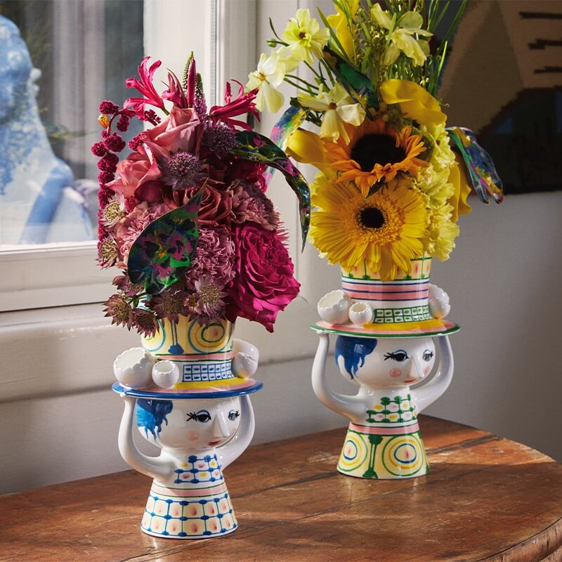 Bjørn Wiinblad - Lady Vase - H20 5 Cm - Blå