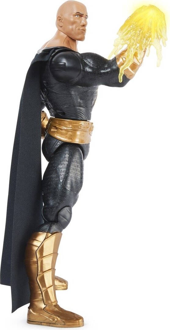 Black Adam Figur Med Lyde - Power Punch - 30 Cm