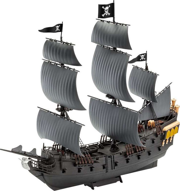 Revell - Pirates Of The Caribbean - Black Pearl Skib Byggesæt - 1 150 -