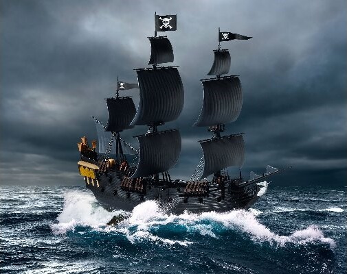 Revell - Pirates Of The Caribbean - Black Pearl Skib Byggesæt - 1 150 -