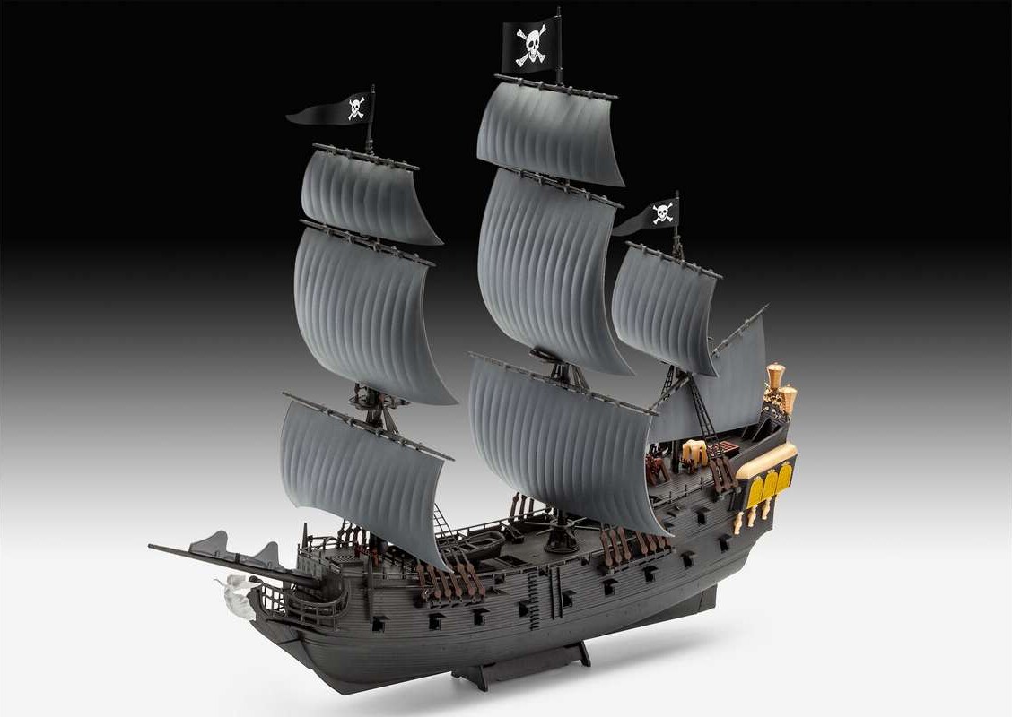 Revell - Pirates Of The Caribbean - Black Pearl Skib Byggesæt - 1 150 -