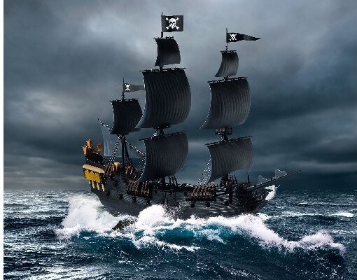 Revell - Pirates Of The Caribbean - Black Pearl Skib Byggesæt - 1 150 -
