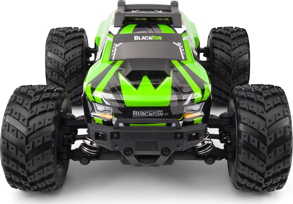 Blackzon - Rc Monster Truck Bil - Spryte Mt 120 4Wd - Grøn