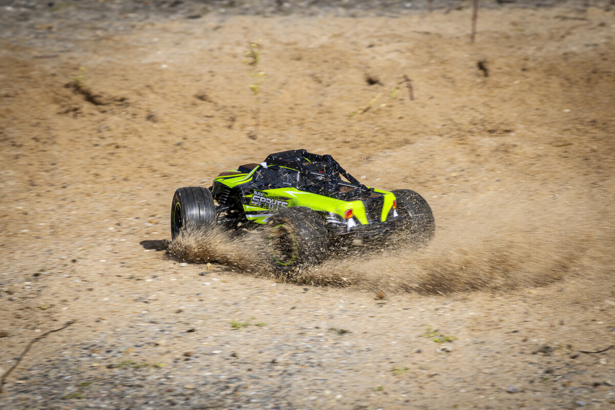 Blackzon - Rc Monster Truck Bil - Spryte Mt 120 4Wd - Grøn