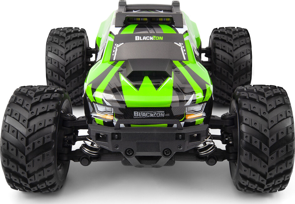 Blackzon - Rc Monster Truck Bil - Spryte Mt 120 4Wd - Grøn