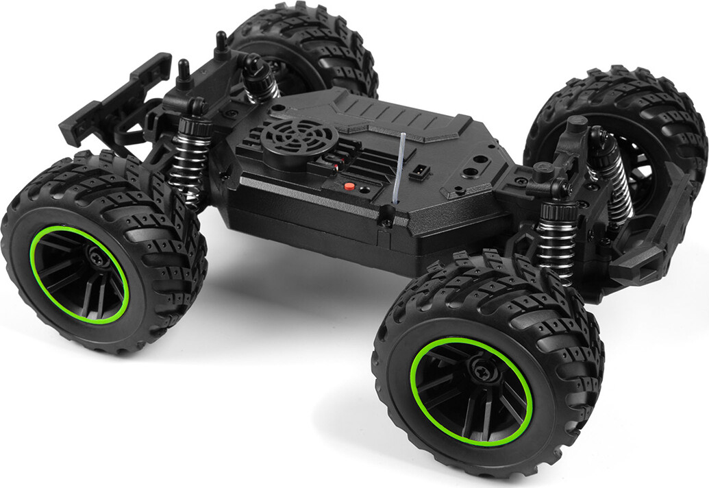 Blackzon - Rc Monster Truck Bil - Spryte Mt 120 4Wd - Grøn