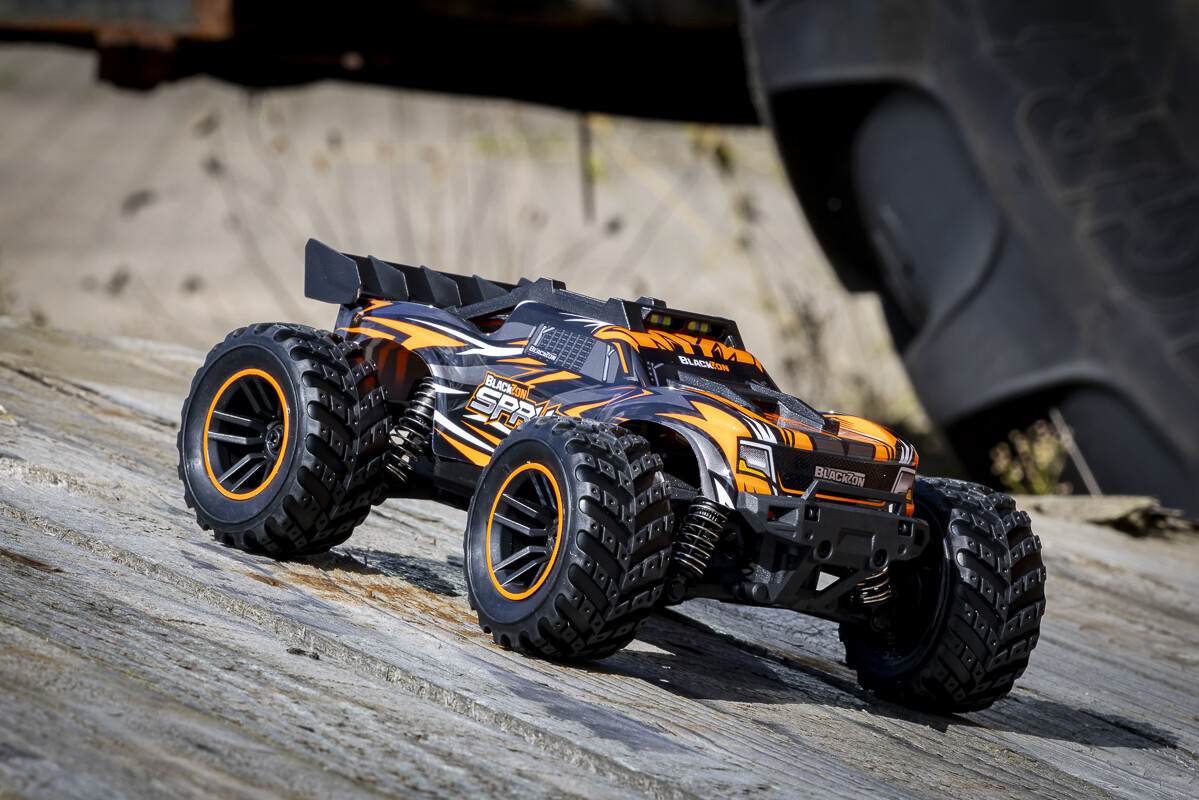 Blackzon - Rc Stadium Truck Bil - Spryte St 120 4Wd - Orange