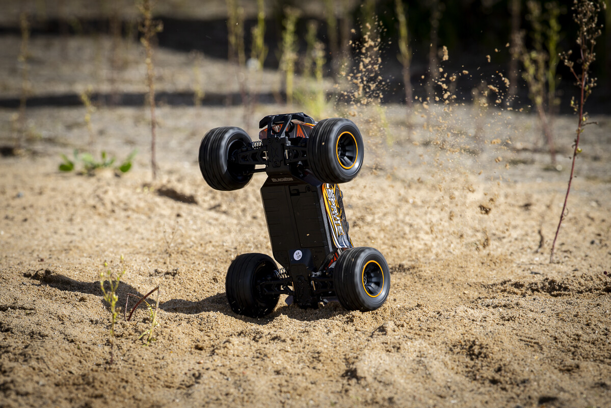 Blackzon - Rc Stadium Truck Bil - Spryte St 120 4Wd - Orange