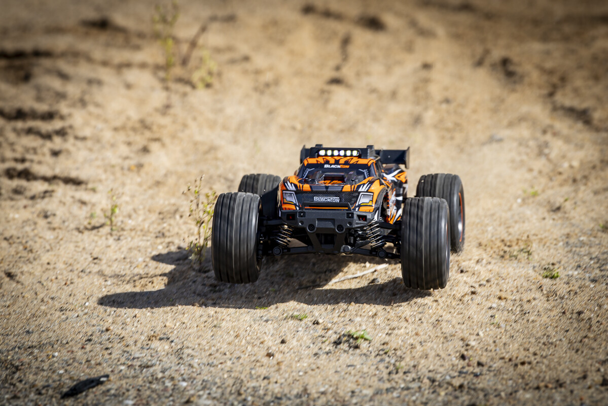 Blackzon - Rc Stadium Truck Bil - Spryte St 120 4Wd - Orange