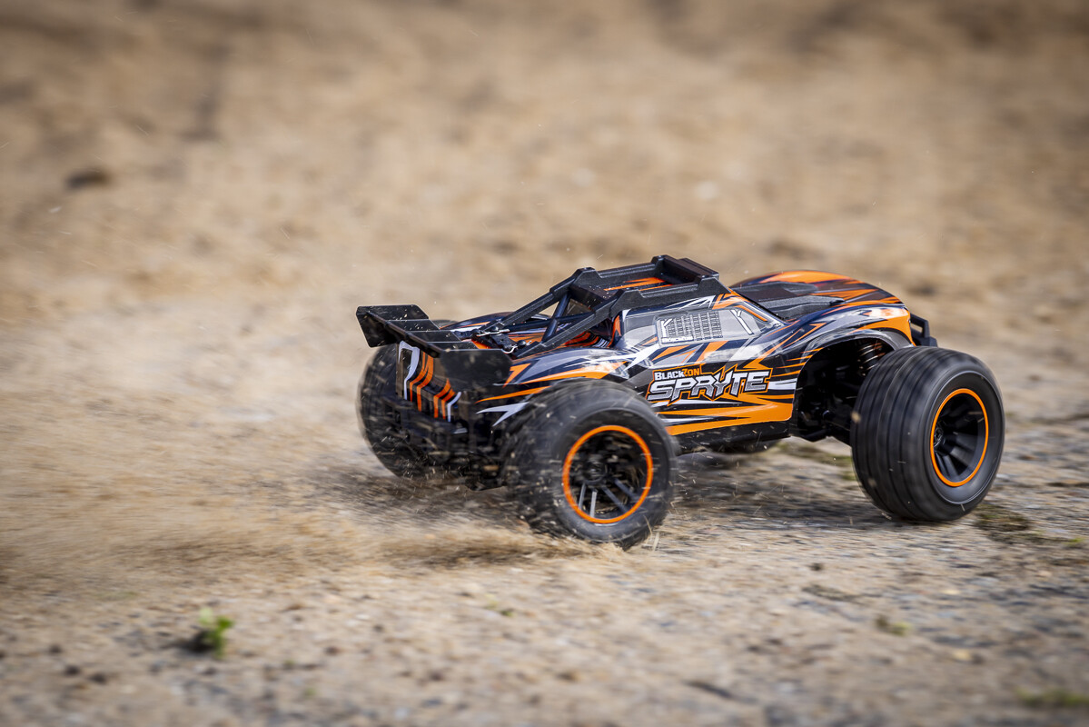 Blackzon - Rc Stadium Truck Bil - Spryte St 120 4Wd - Orange