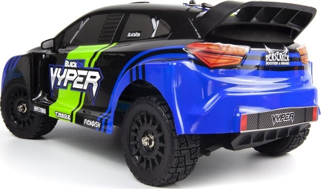 Blackzon - Vyper Rx 4Wd Rc Car - Samlet - Blå Grøn - 1 16 - 540282