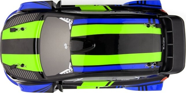 Blackzon - Vyper Rx 4Wd Rc Car - Samlet - Blå Grøn - 1 16 - 540282