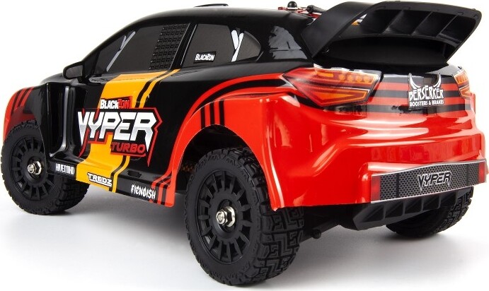Blackzon - Vyper Rx Turbo 4Wd 2S Rc Car - Rød Orange - 1 16 - 540283