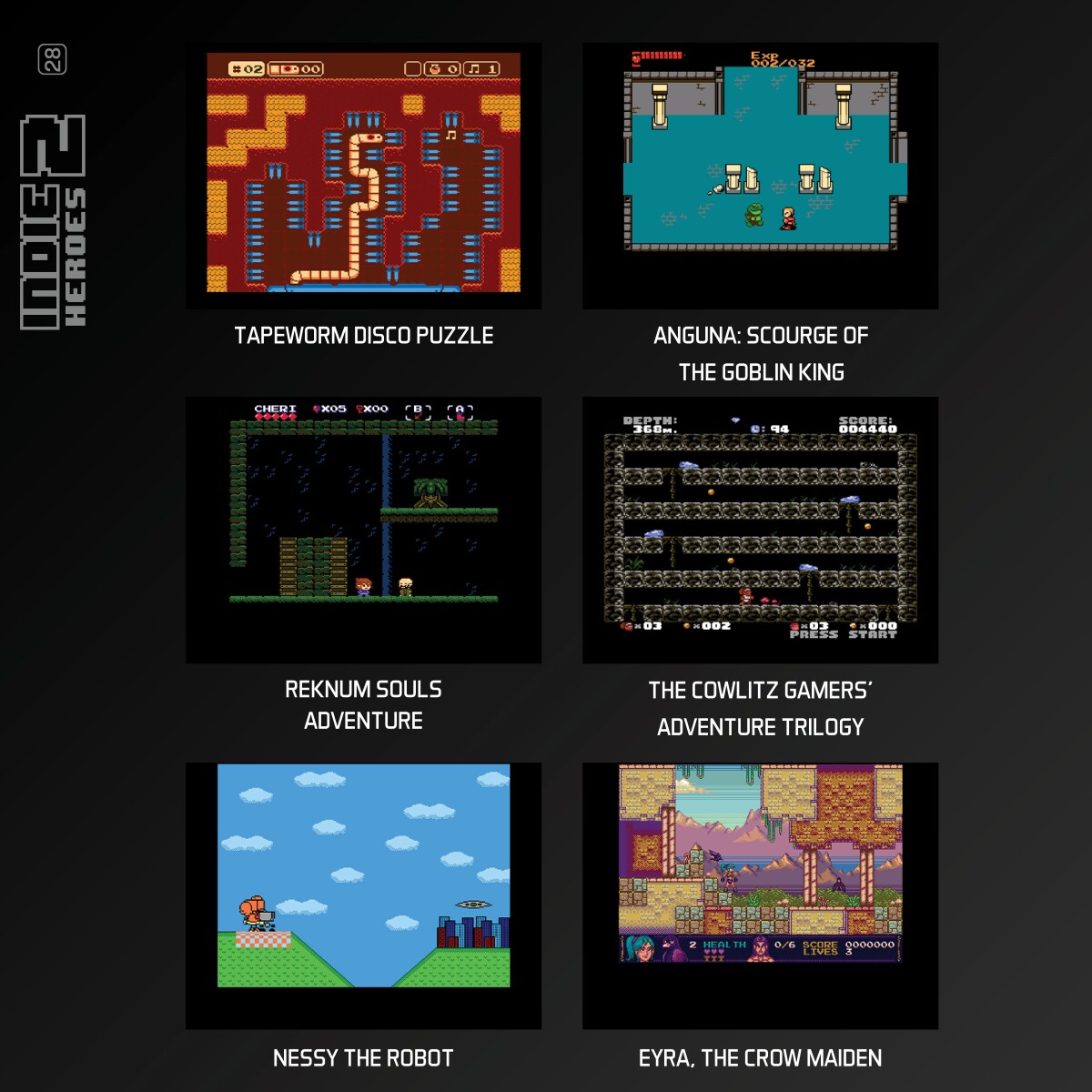 Blaze Evercade Indie Heroes Cartridge2