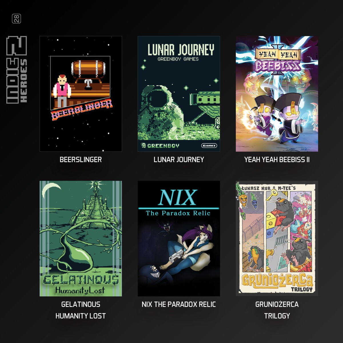 Blaze Evercade Indie Heroes Cartridge2