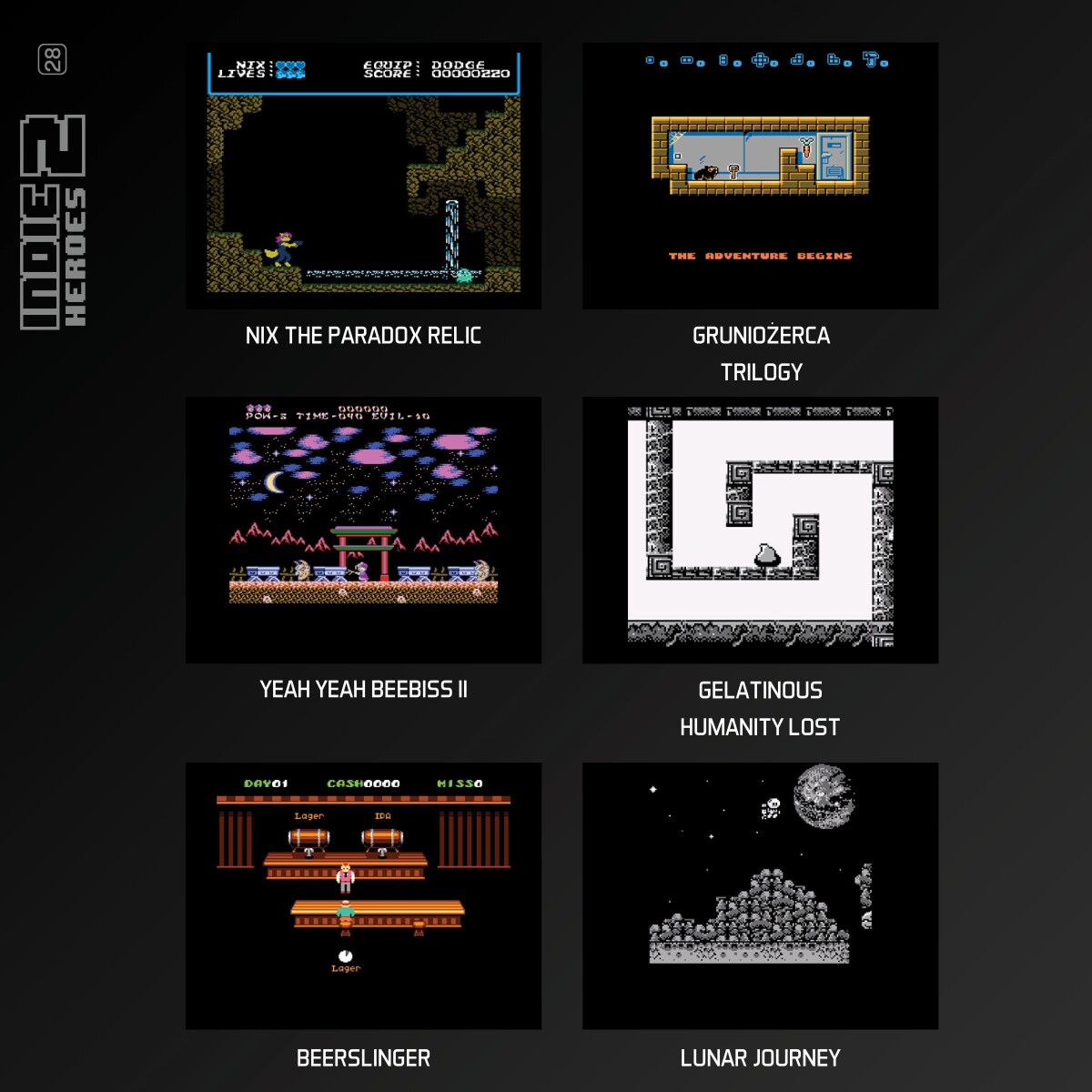 Blaze Evercade Indie Heroes Cartridge2