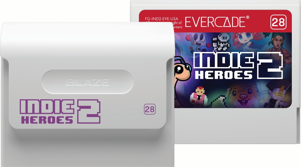 Blaze Evercade Indie Heroes Cartridge2