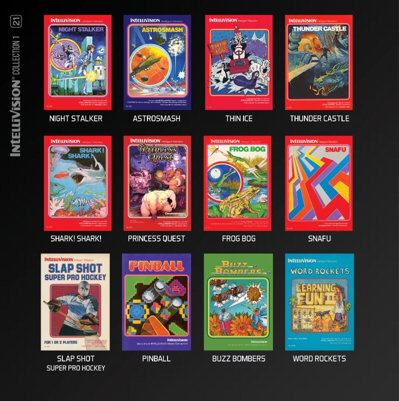 Evercade Multi Game Cartridge - Intellivision Collection 1