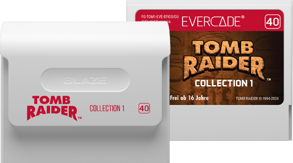 Blaze Evercade Tomb Raider Giga Cart Col 1