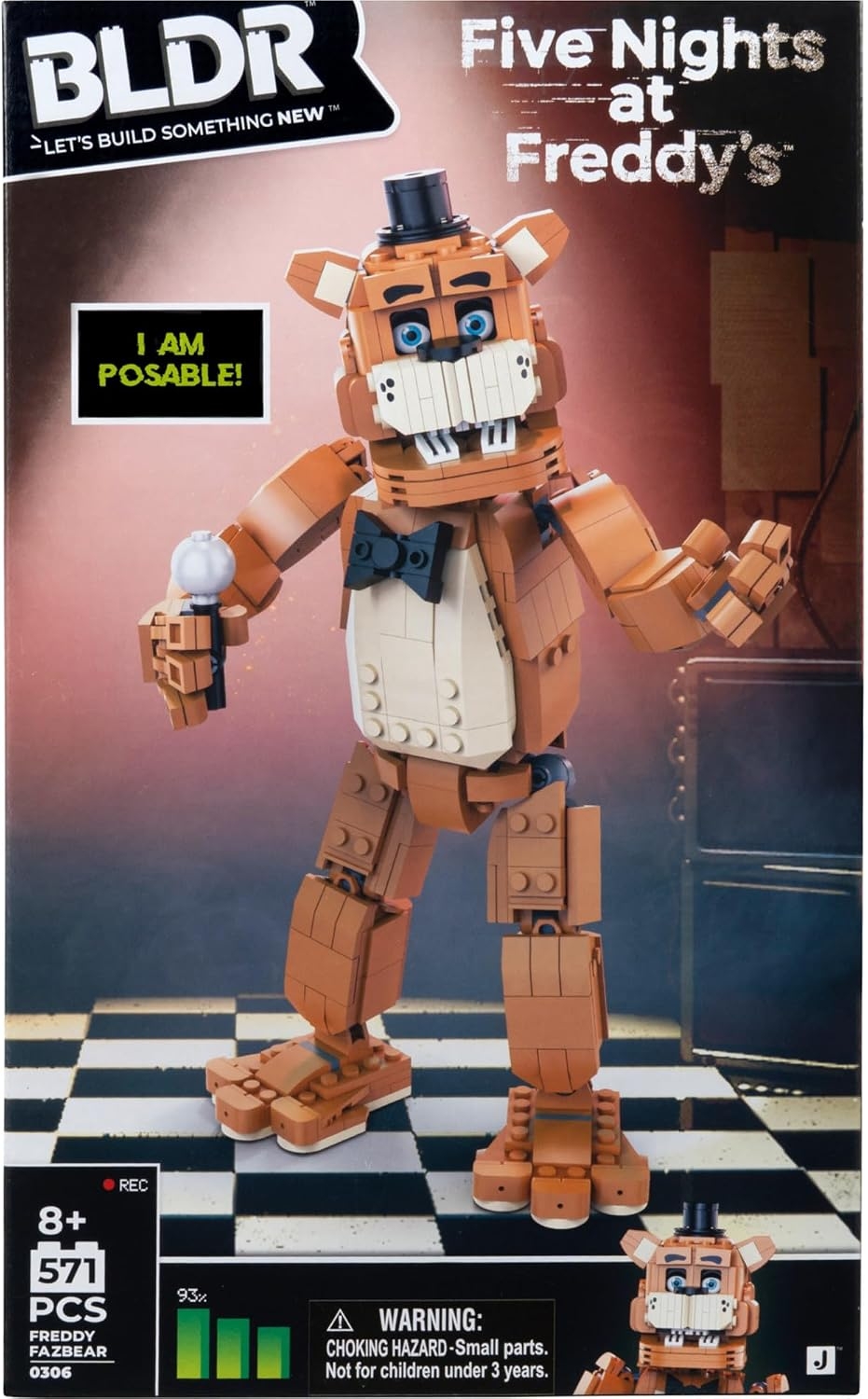 Bldr - Five Nights At Freddy S Freddy Fazbear Saml-Selv Figur