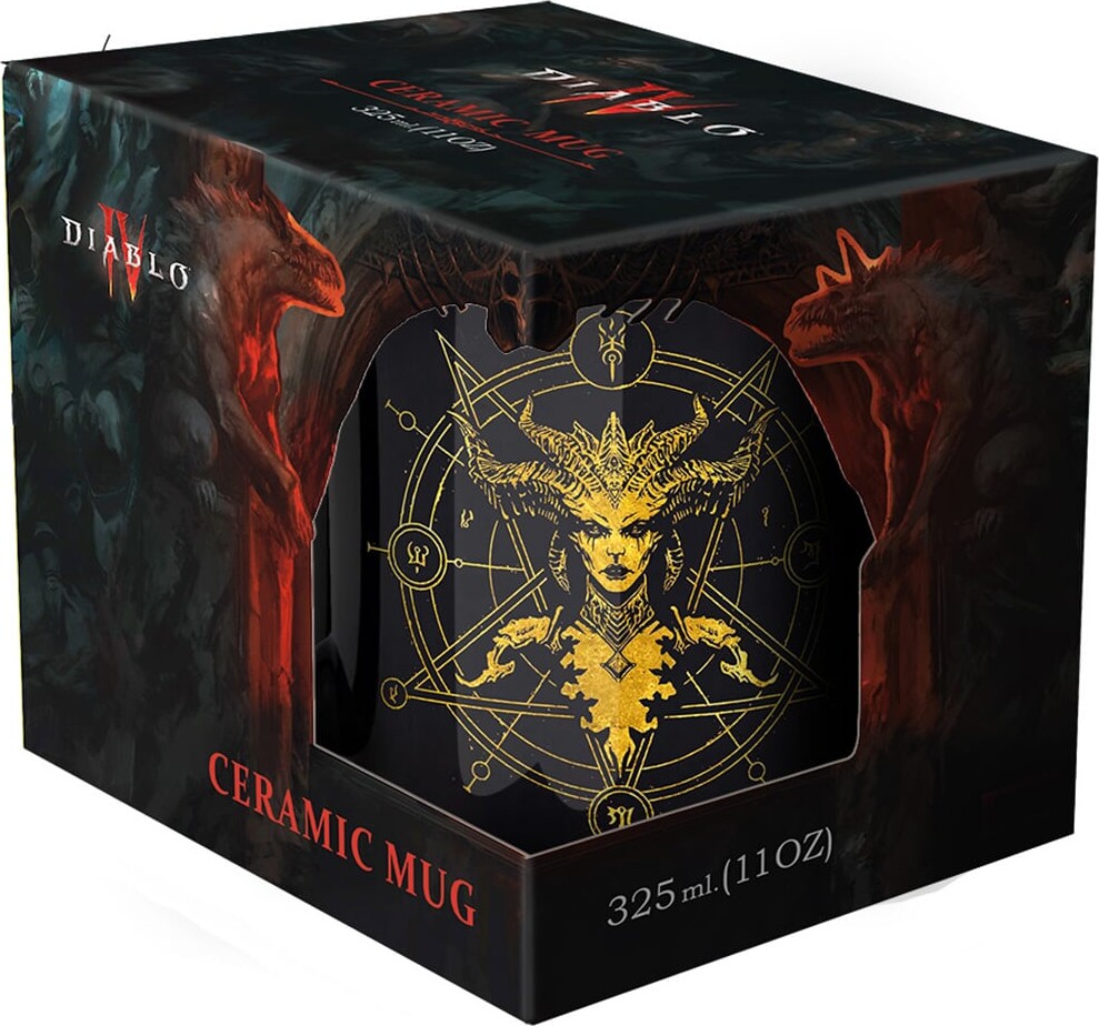 Blizzard - Mug Diablo Iv Lilith Gold Edition With Gift Packaging