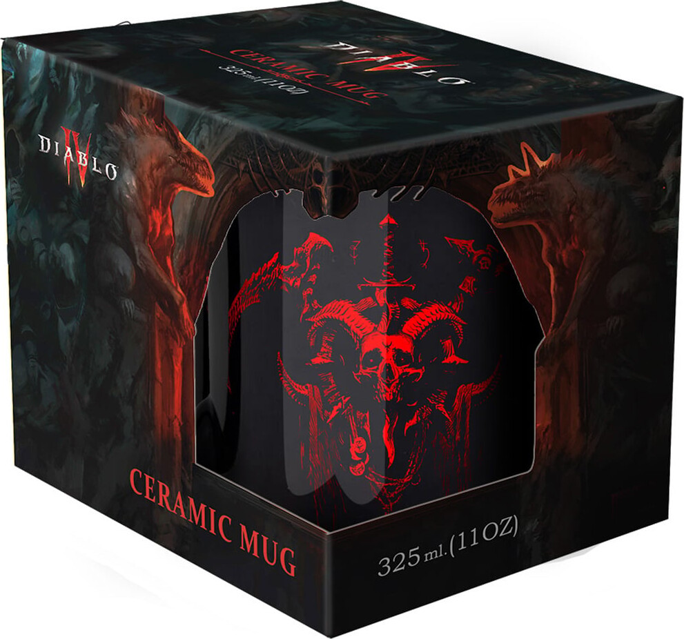 Blizzard - Mug Diablo Iv Necromancer Sigil With Gift Packaging