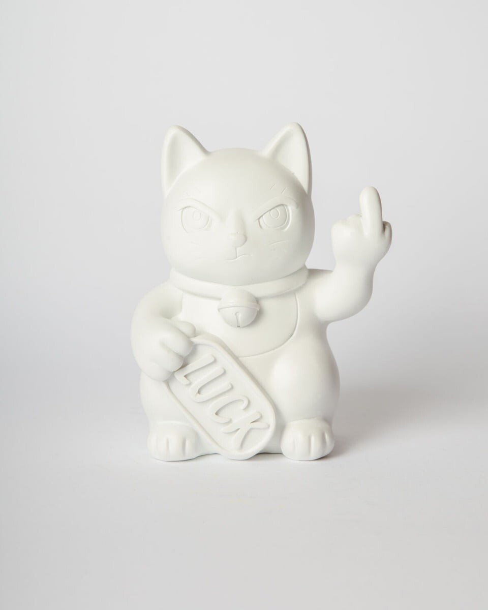 Blogo - Figur - Maneki - Hvid - Small