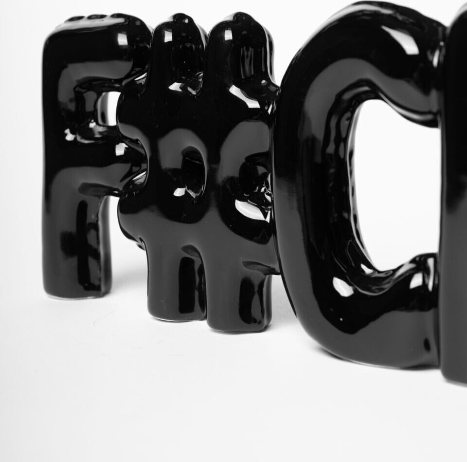 Blogo Smart - Balloon Lettering - Fuck - Black