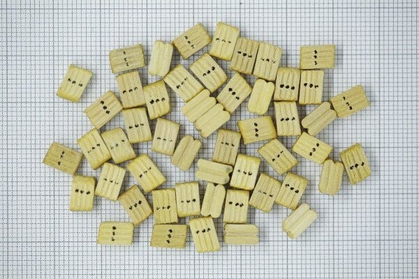Billing Boats Fittings - Blokke - 3-Dobbelt - 7 5 Mm - 50 Stk