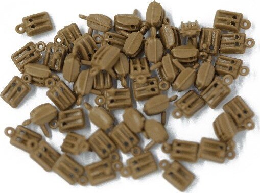 Billing Boats Fittings - Blokke - Dobbelt - 7 Mm - 50 Stk