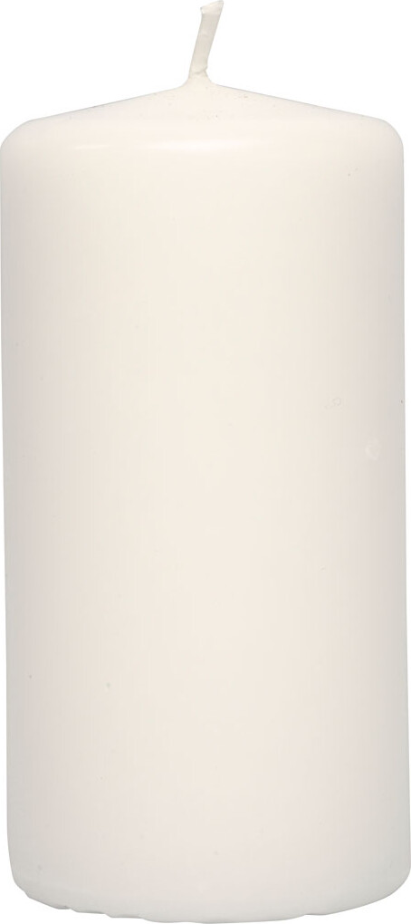 Bloklys - H 100 Mm - Ø 50 Mm - Hvid - 6 Stk