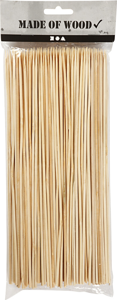 Blomsterpind - L 25 Cm - Tykkelse 3 Mm - 200 Stk