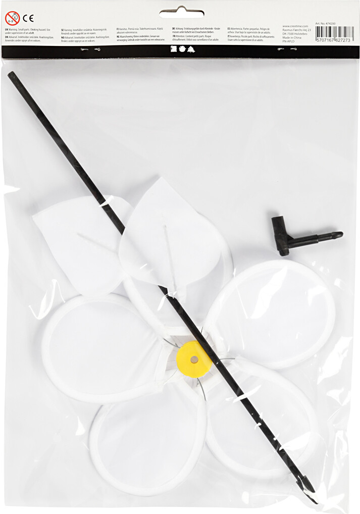 Blomstervindmølle - Ø 20 Cm - 1 Stk