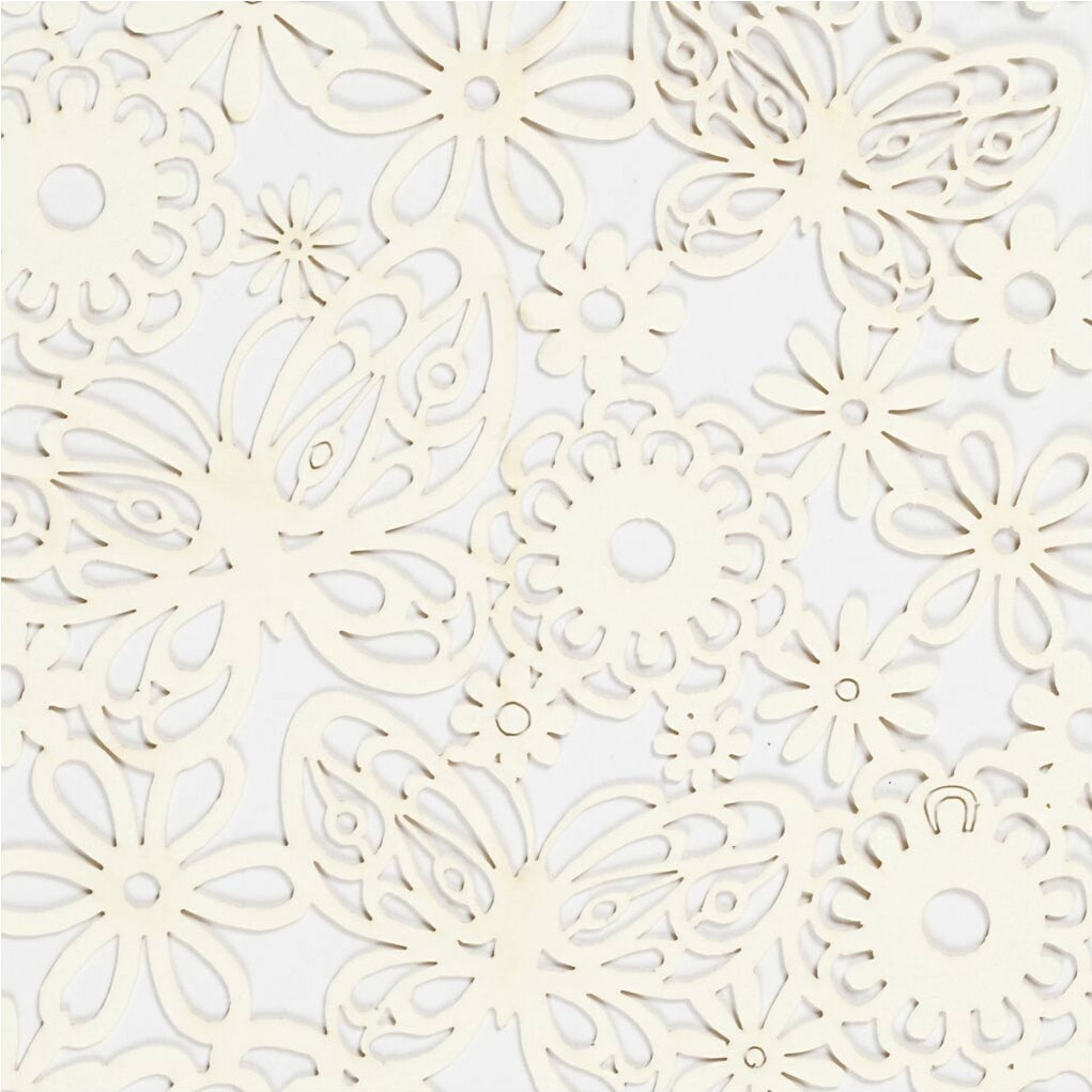 Blondekarton - 10 5X15 Cm - 200 G - Råhvid - 10 Stk