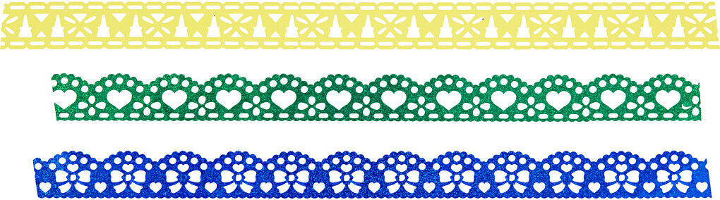 Blondetape - B 15 Mm - Assorteret - 56X3 M