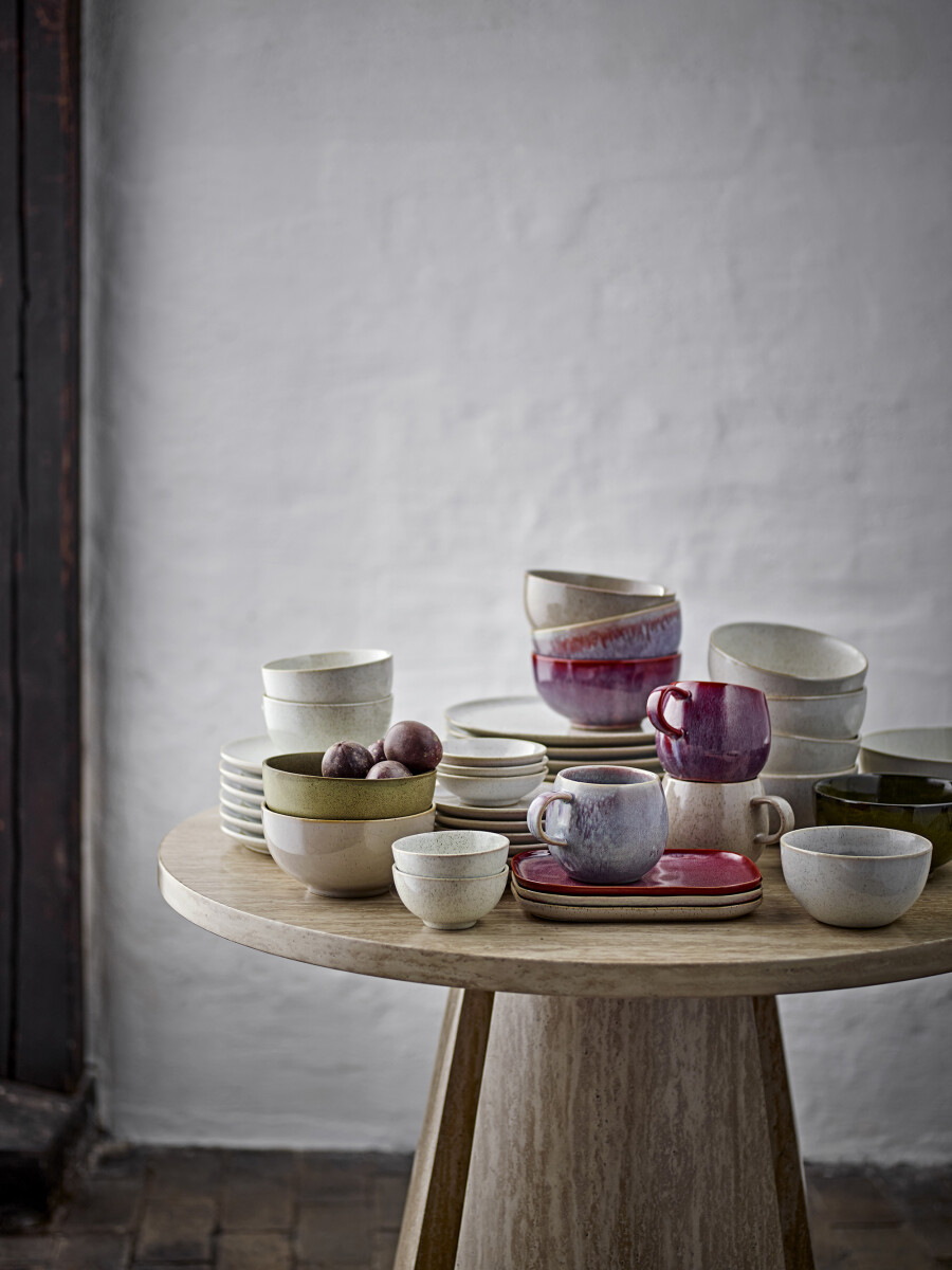 Bloomingville - Addison Krus - Rosa - Stentøj Keramik - 3 Stk