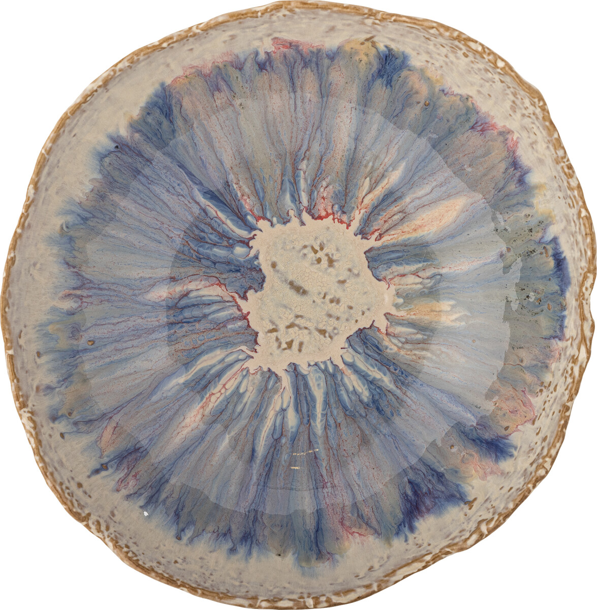 Bloomingville - Amalia Serveringsskål - Blå - Stentøj Keramik