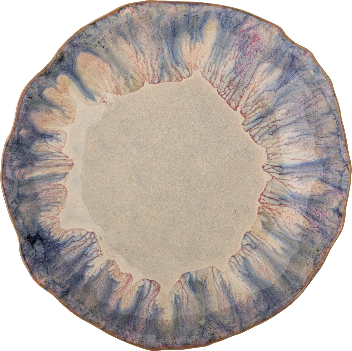 Bloomingville - Amalia Serveringsskål - Blå - Stentøj Keramik