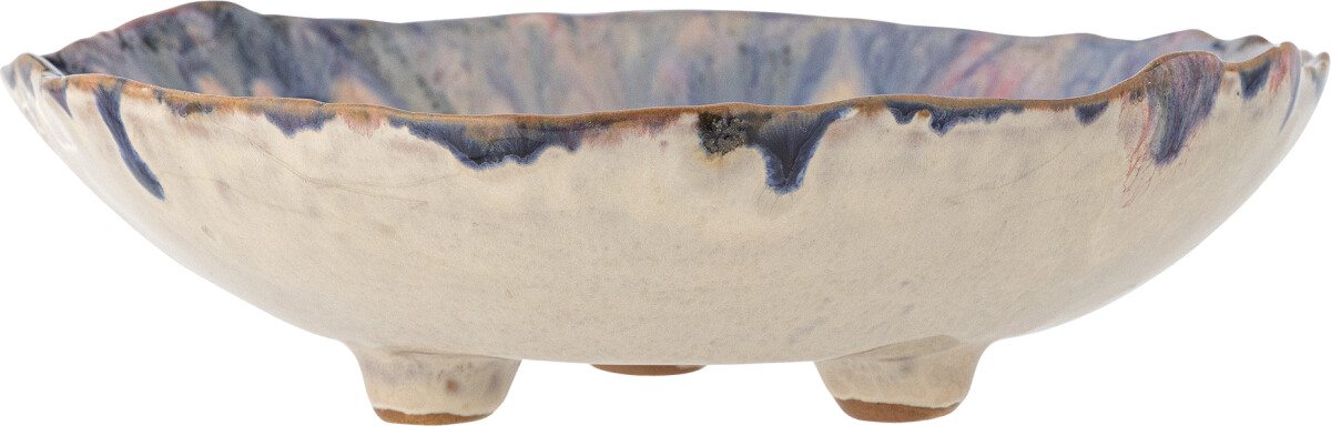 Bloomingville - Amalia Serveringsskål - Blå - Stentøj Keramik