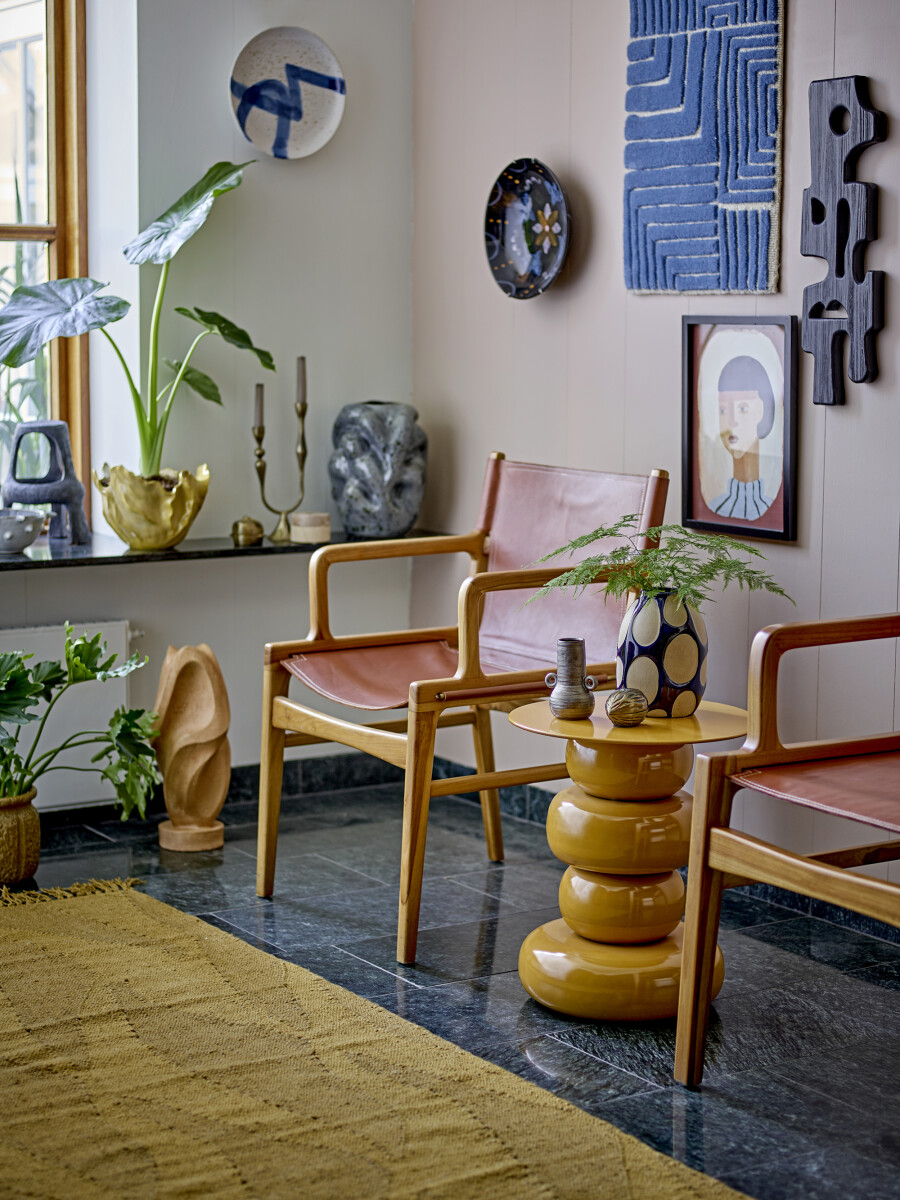 Bloomingville - Amanda Plakat Med Ramme - Multifarvet - Fyrretræ