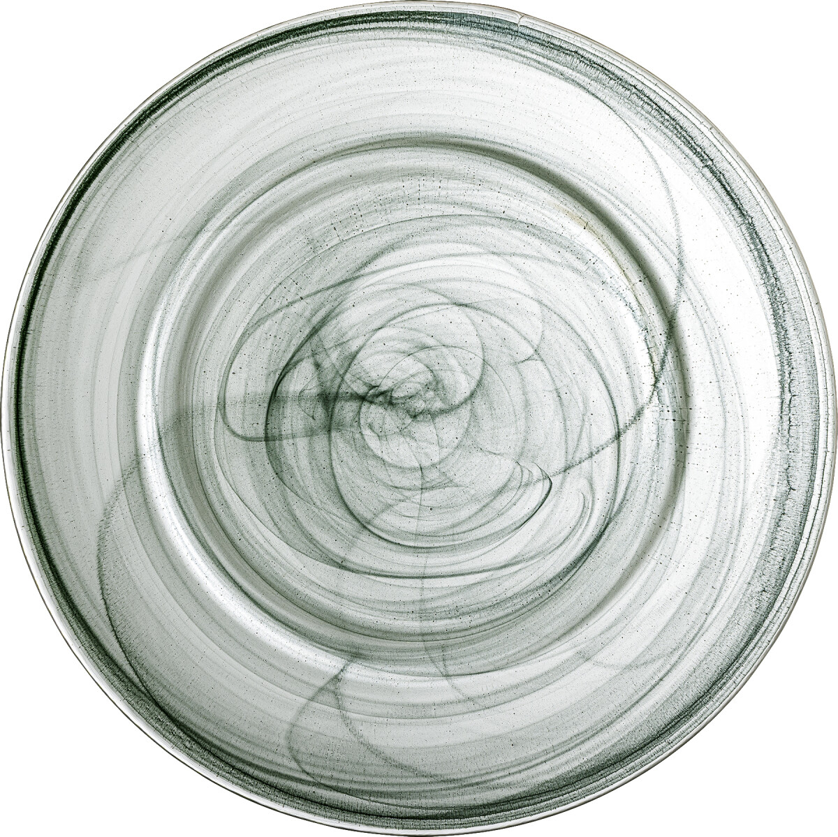 Bloomingville - Amelie Tallerkener - Grøn - Glas - Ø 33 Cm - 4 Stk