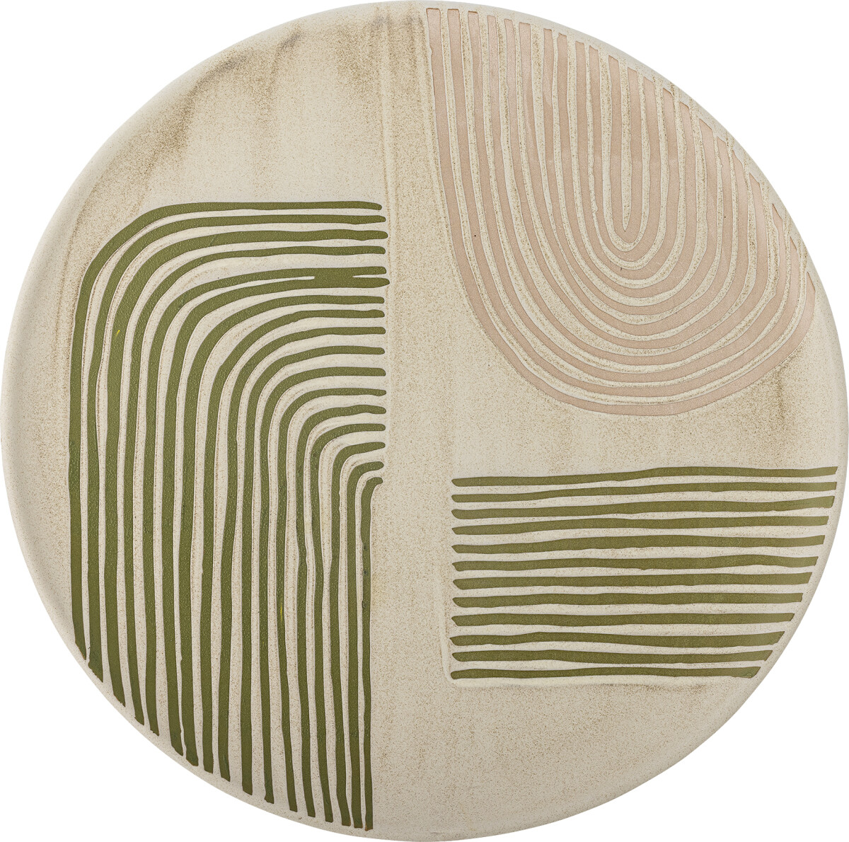 Bloomingville - Amica Serveringsfad - Rosa - Stentøj Keramik